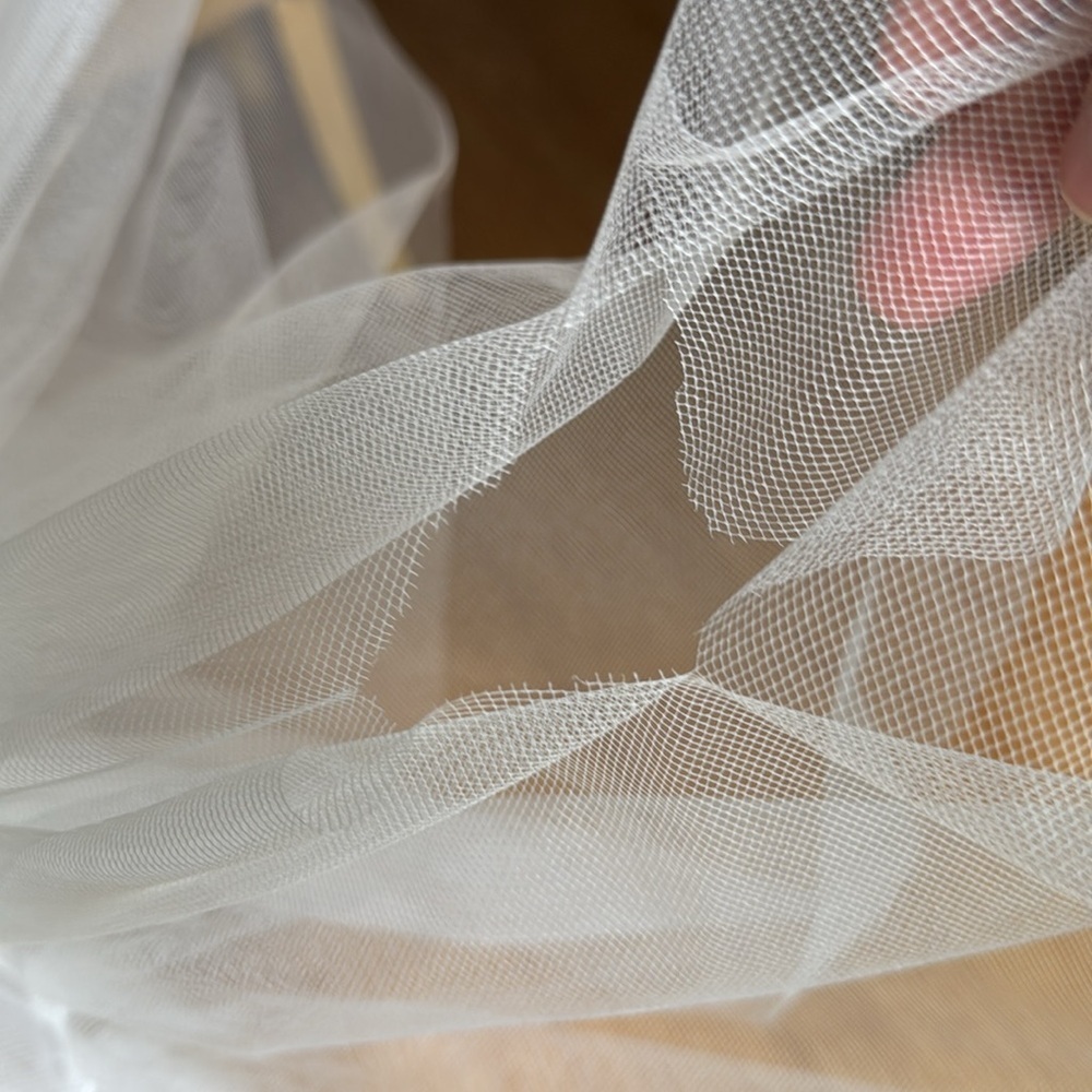 Loralie Vintage 80s 90s white taffeta with purple sequins gown size 8 - Picture 12 of 12